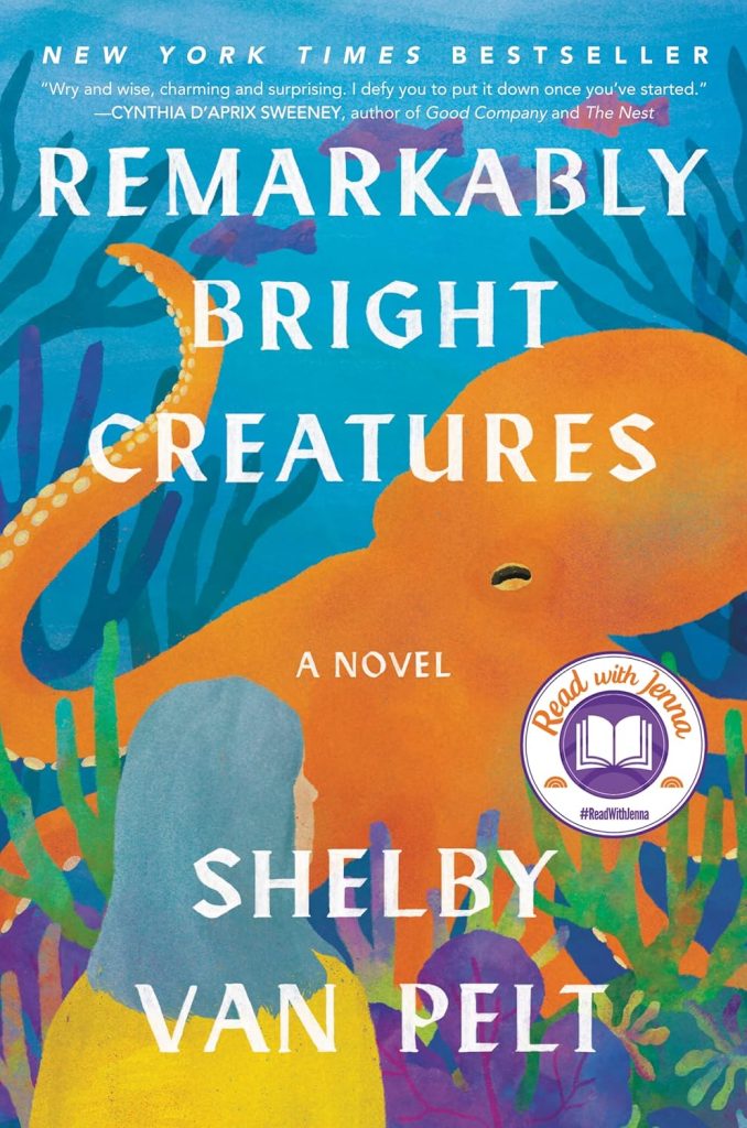 book cover for "Remarkably Bright Creatures" by Shelby Van Pelt