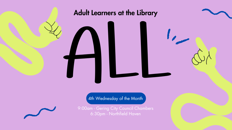 Adult learners at the library (ALL)
