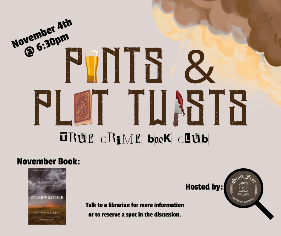 Pints & Plot Twists – November (FB)