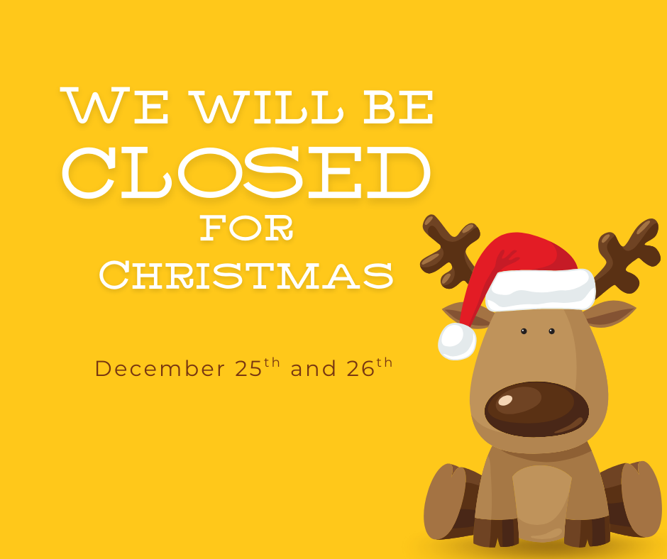CLOSED for Christmas