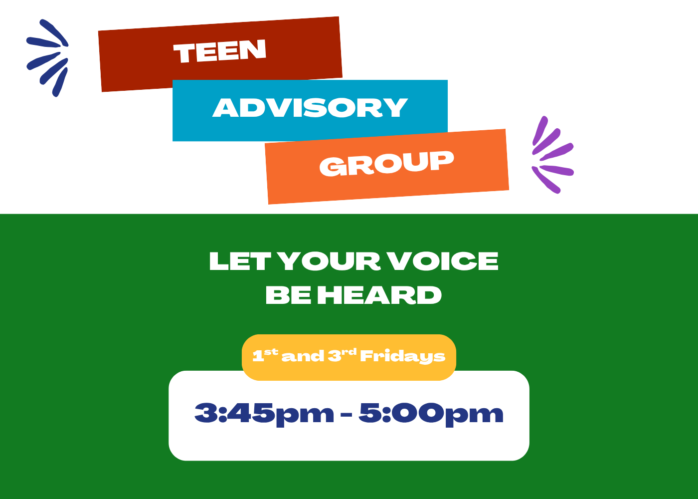 Teen Advisory Group